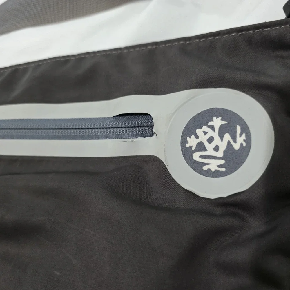 Manduka Go Play 2.0 Yoga Mat‎ Carrier Gray Zip Pouch